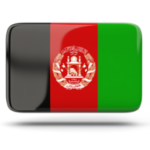 afghanistan rectangular icon with shadow 256