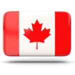 canada rectangular icon with shadow 256