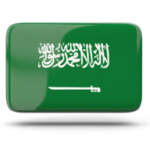 saudi arabia rectangular icon with shadow 256